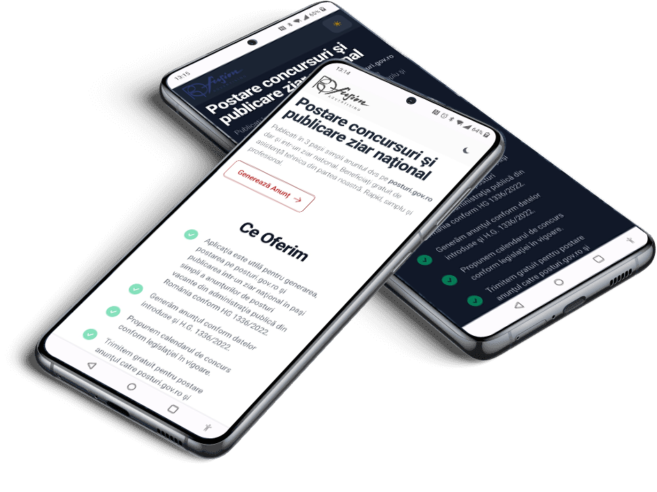 Publicare anunt posturi gov